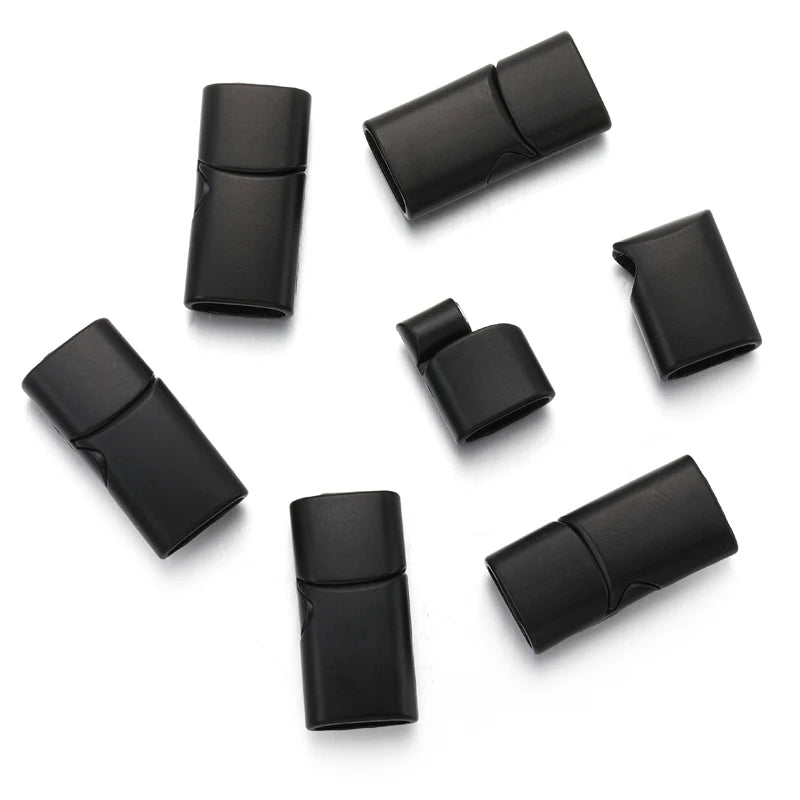 3pcs Zinc alloy Magnetic Clasp Hole 5X10mm 6X12mm For Leather Cord Magnet Lace Buckle Bracelet DIY Jewelry Making W314