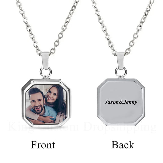 HeatReveal™ Custom Necklace 🔥💎 Your Secret Message Appears