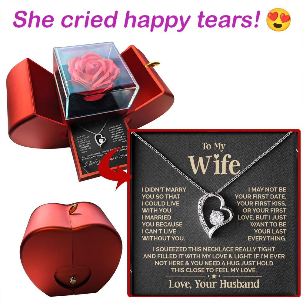 Daughter Necklace| Love You For The Rest Of My Life