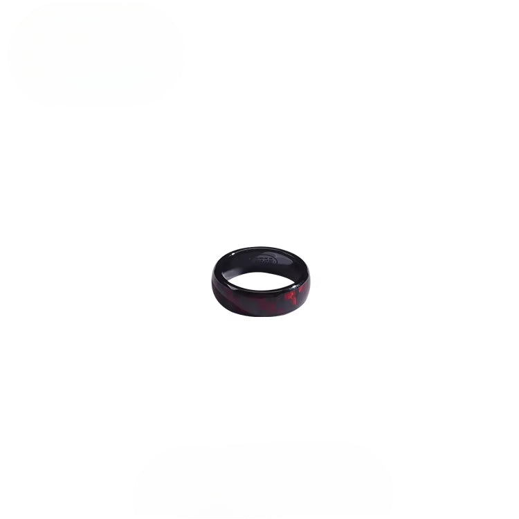 BFB for Tesla Model 3 / Y Smart Car Key Ring Red Color Carbon Fiber + Ceramic RFID Ring
