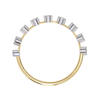 Zafira Lab Grown Diamond Round Eternity Band