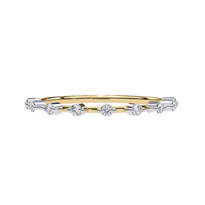 Zafira Lab Grown Diamond Round Eternity Band