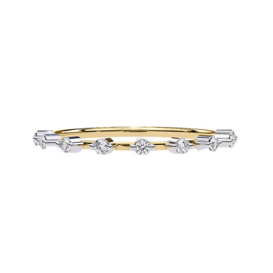 Zafira Lab Grown Diamond Round Eternity Band