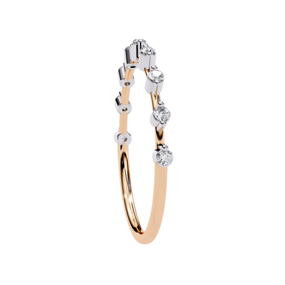 Zafira Lab Grown Diamond Round Eternity Band