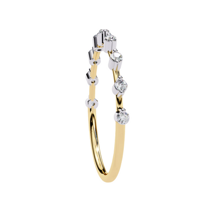 Zafira Lab Grown Diamond Round Eternity Band