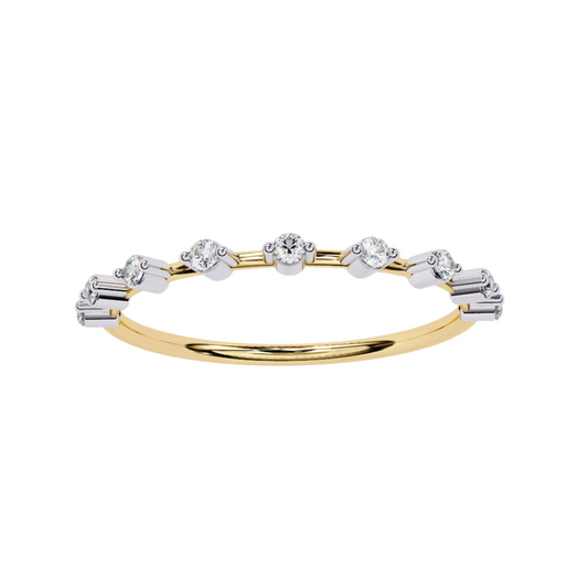 EMILIA Lab Grown Diamond Round Eternity Band