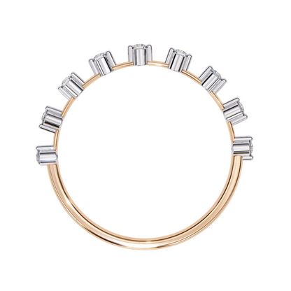 Zafira Lab Grown Diamond Round Eternity Band