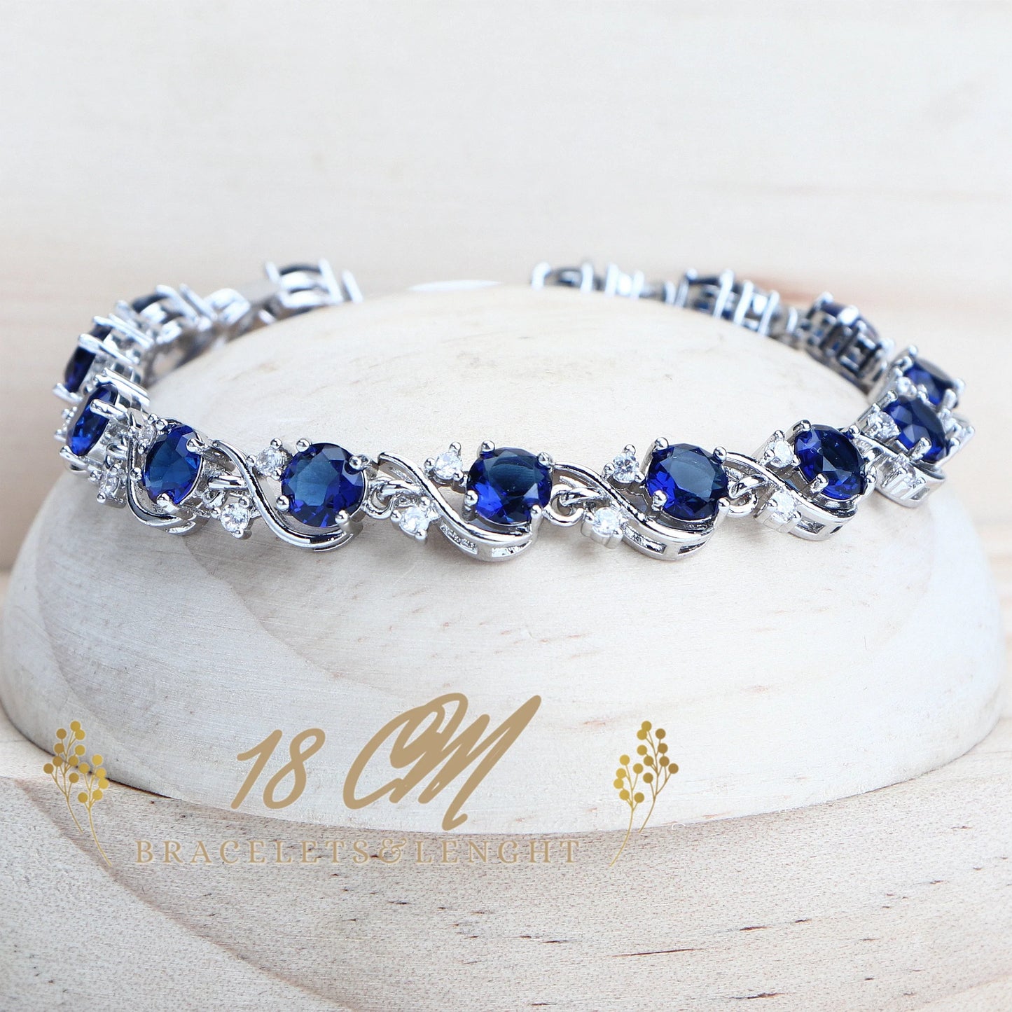 Birthstone Jewelry Set – 5 Piece Set in 925 Sterling Silver