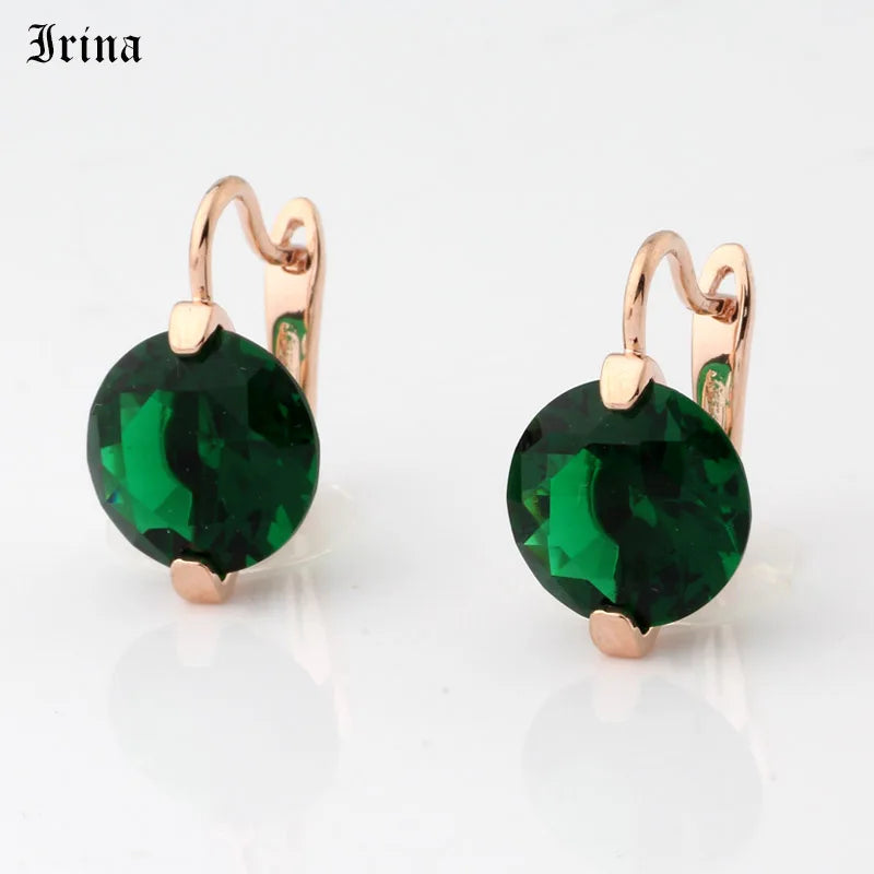 Gold Diamond Dome & Halo Stud Earrings