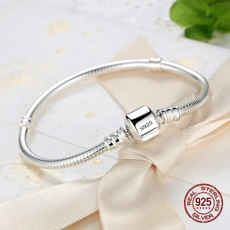 Handmade Snake Bone Bracelet – 925 Sterling