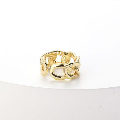 Full Diamond Personalized Index Finger Ring