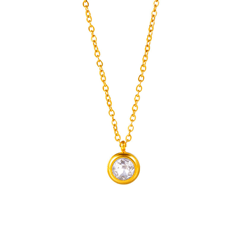 Women's Fashion Personalized Zircon Sweater Chain