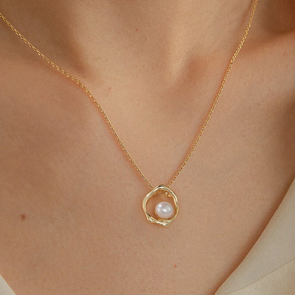 S925 Sterling Silver Necklace Niche Design