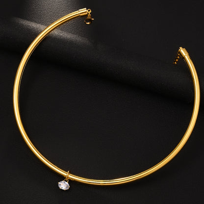 Water Drop Personality Golden Circle Adjustable
