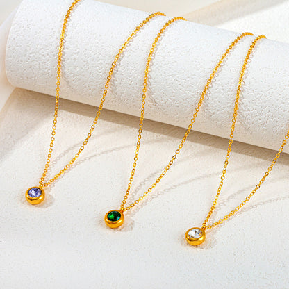 Women's Fashion Personalized Zircon Sweater Chain
