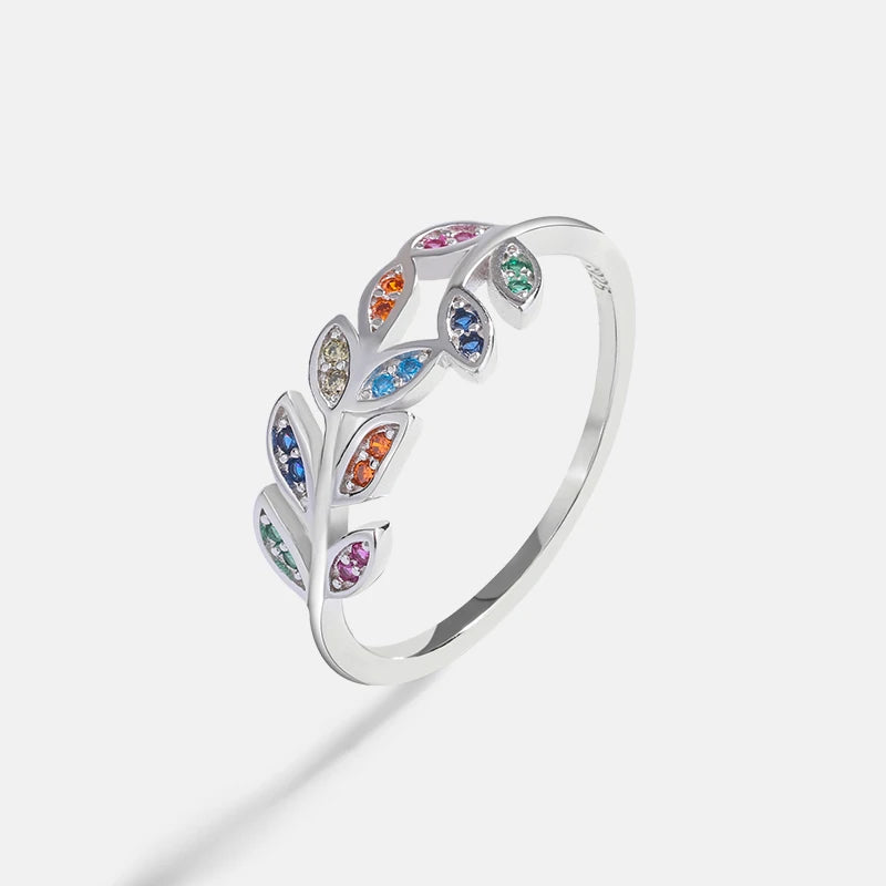 Women's Gold Leaf Hollow Ring