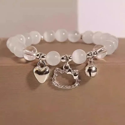 Aquamarine Crystal Star Bracelet
