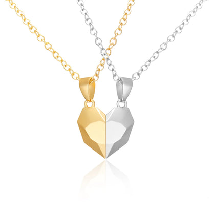 Good Simple Quality Couple Pendant Necklace Electrocardiogram,Magnetic
