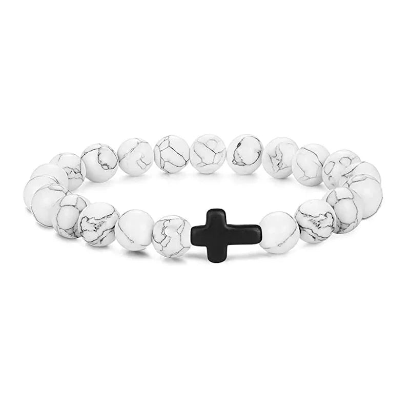 Men's Prayer Onyx Meditation Beads Bracelets