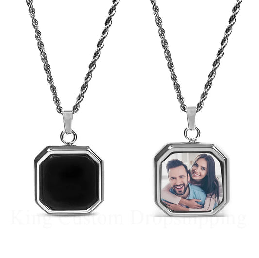 HeatReveal™ Custom Necklace 🔥💎 Your Secret Message Appears