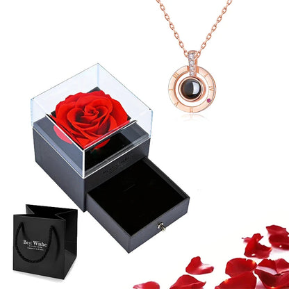 Eternal Bloom Rose Jewelry Box