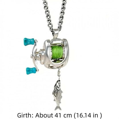 ReelSpin™ Fishing Necklace 🎣 — Mini Spinner for Anglers