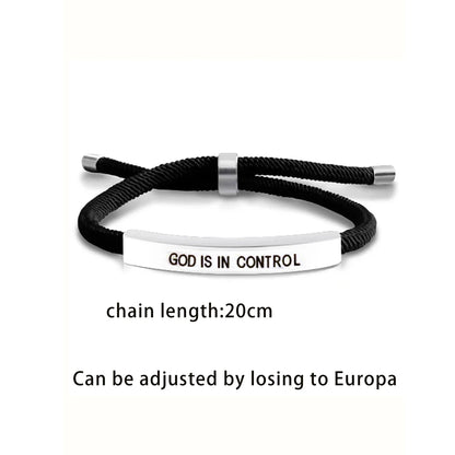 FaithGrip™ “God Is in Control” Bracelet ✝️✨
