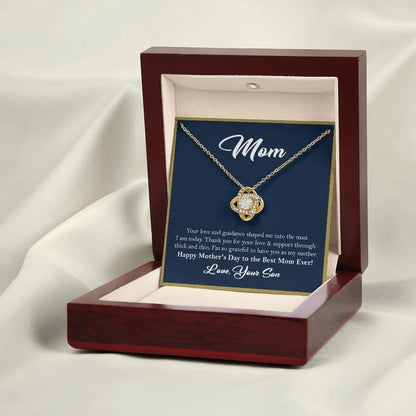 Wife I Saw You I Wanted You and I Got Lucky  | Love Knot Pendant Message Card |
