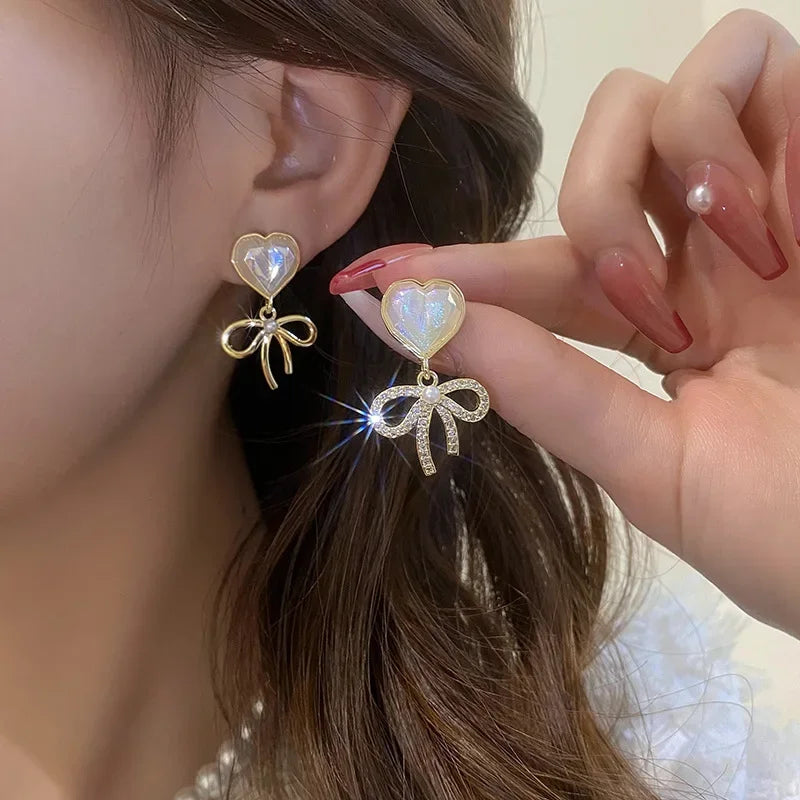 Long Tassel Pearl Earrings