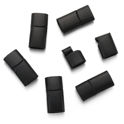 3pcs Zinc alloy Magnetic Clasp Hole 5X10mm 6X12mm For Leather Cord Magnet Lace Buckle Bracelet DIY Jewelry Making W314