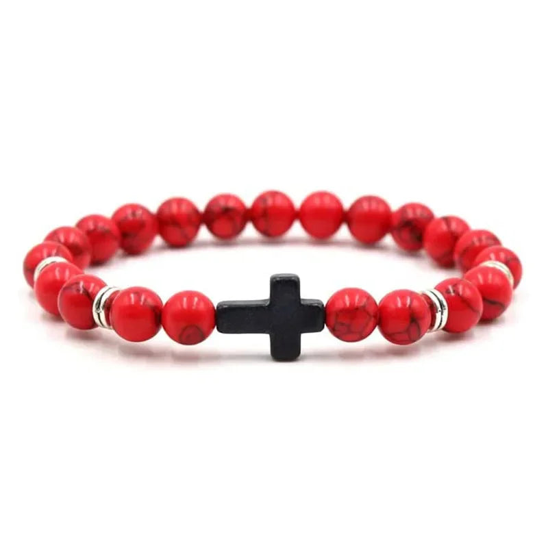 Men's Prayer Onyx Meditation Beads Bracelets