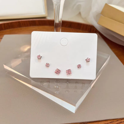 S925 Silver Mini Stud Earrings Set – Elegant, Simple & Cute Jewelry for Women & Girls™