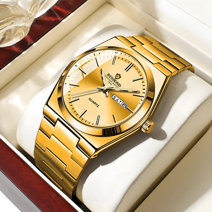 2025 Casual Business Fashion Quartz Wristwatches Gold Movement Clock Men Luxury Watch Automatic Watches Mens Gifts Reloj Hombre