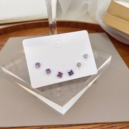 S925 Silver Mini Stud Earrings Set – Elegant, Simple & Cute Jewelry for Women & Girls™