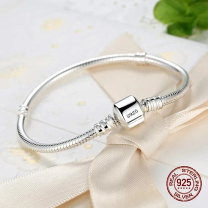 Handmade Snake Bone Bracelet – 925 Sterling