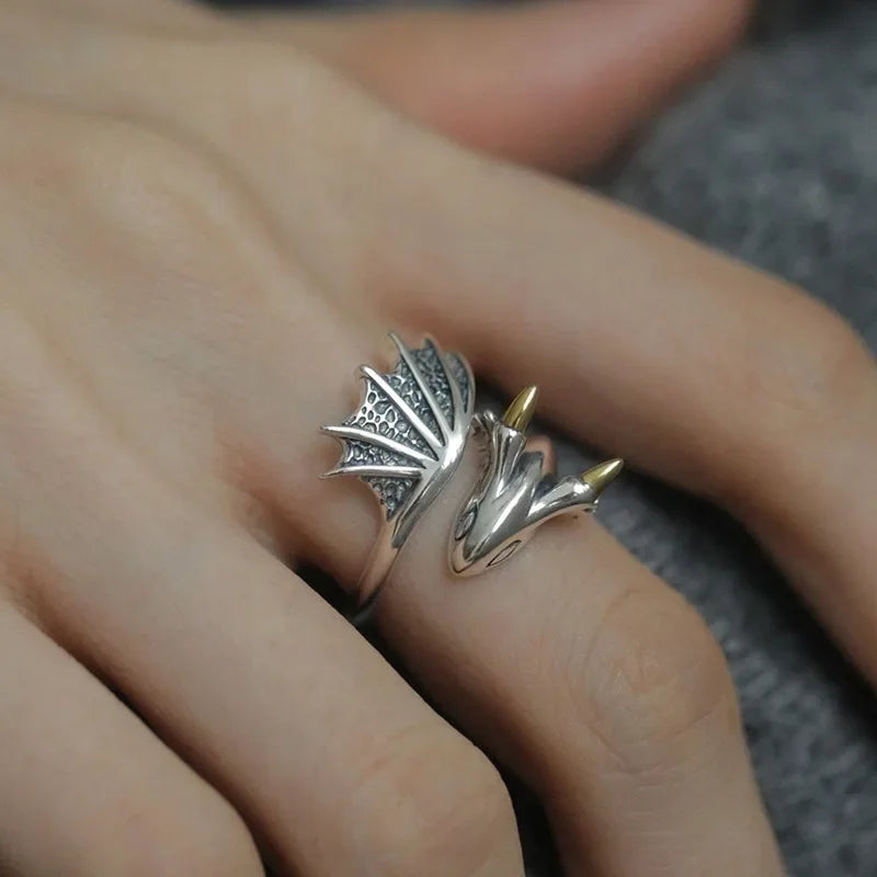 BabyDrake™ Adjustable Ring 🐉💍 Tiny Dragon, Big Charm