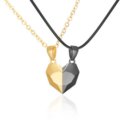 Good Simple Quality Couple Pendant Necklace Electrocardiogram,Magnetic