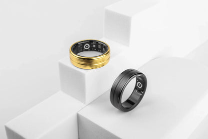 Men Women Heart Rate Blood Oxygen Monitor Waterproof Smart Ring