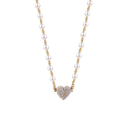 MagniHeart™ Pearl Necklace 💫 — Elegant, Romantic & Unique