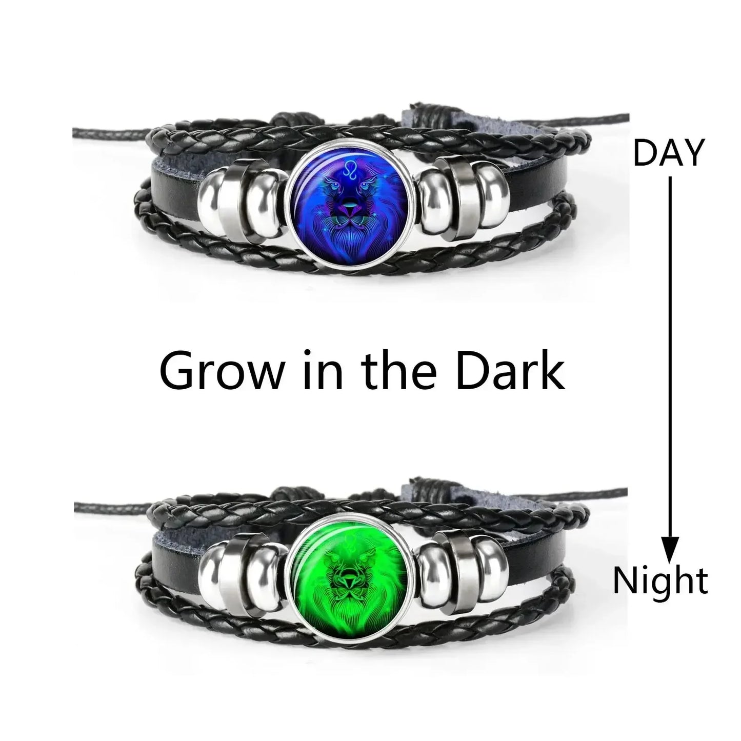 Luminous Constellation Zodiac Charm Bracelets