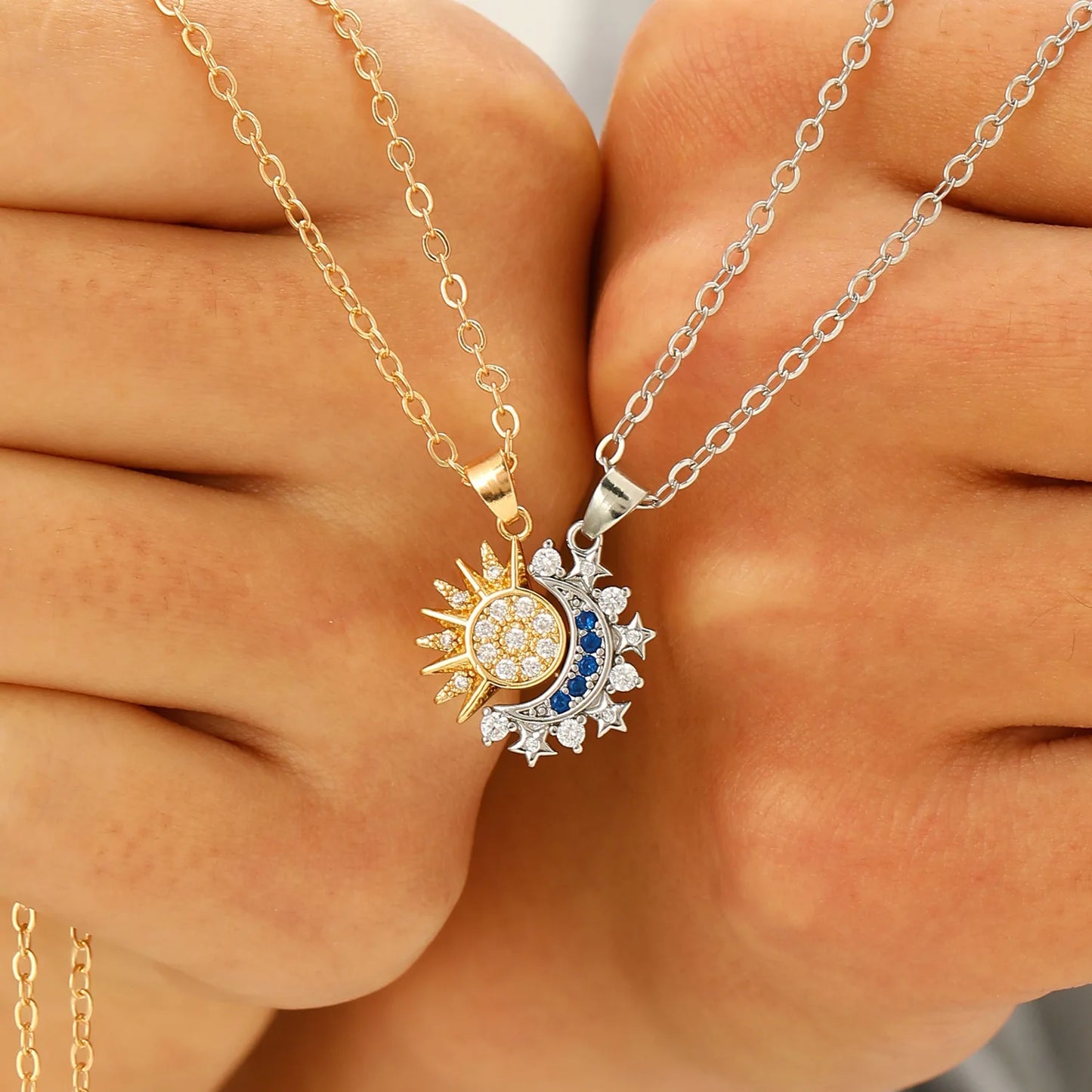SunMoon™ Magnetic Couple Necklace 🌞🌙💖 Always Drawn Together