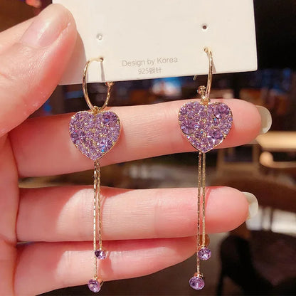 Long Tassel Pearl Earrings