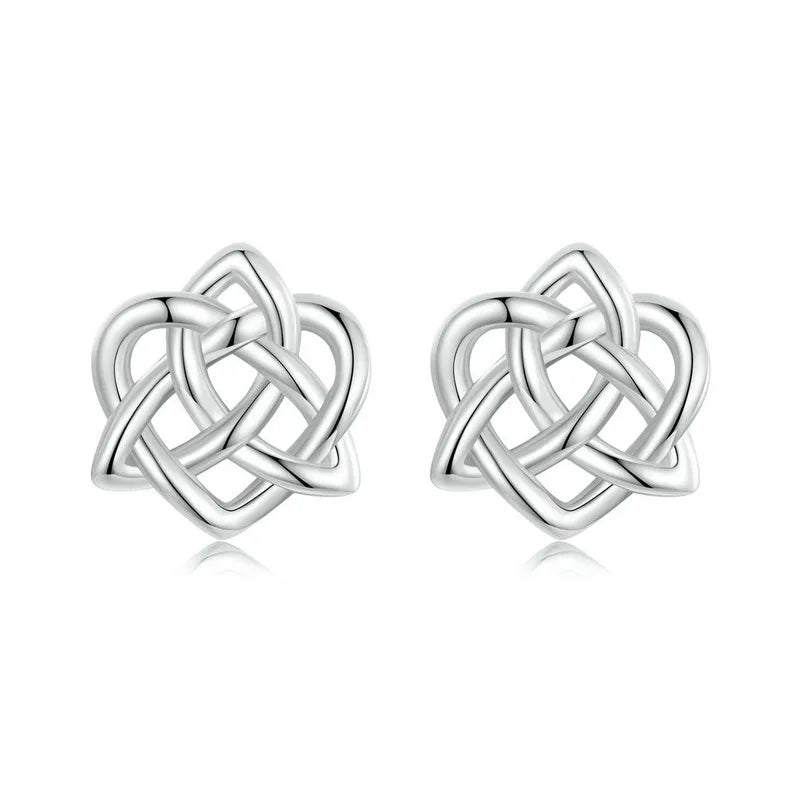 2ct D VVS1 Moissanite Faceted Stud Earrings For Women 925 Sterling Silver Classical Round 6.5MM Round
