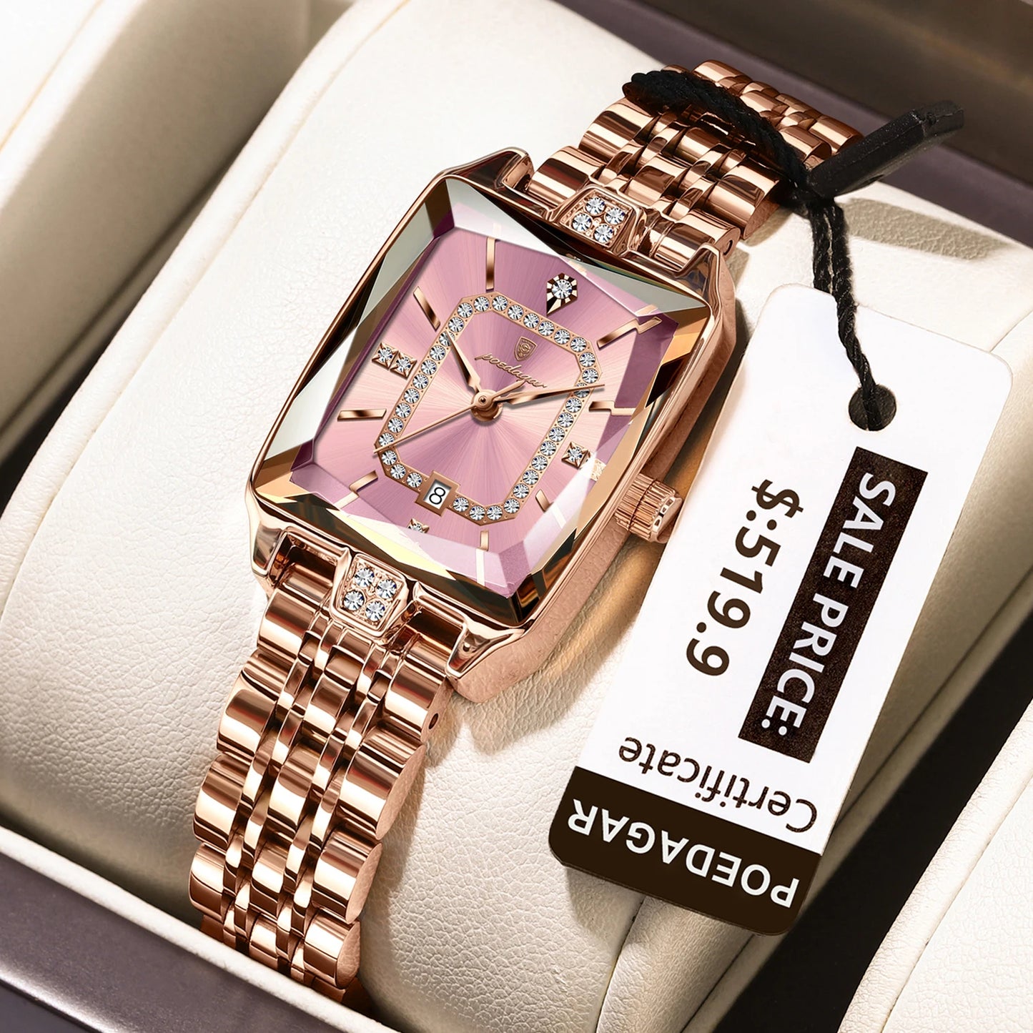 POEDAGAR Elegant Waterproof Women's Wristwatch