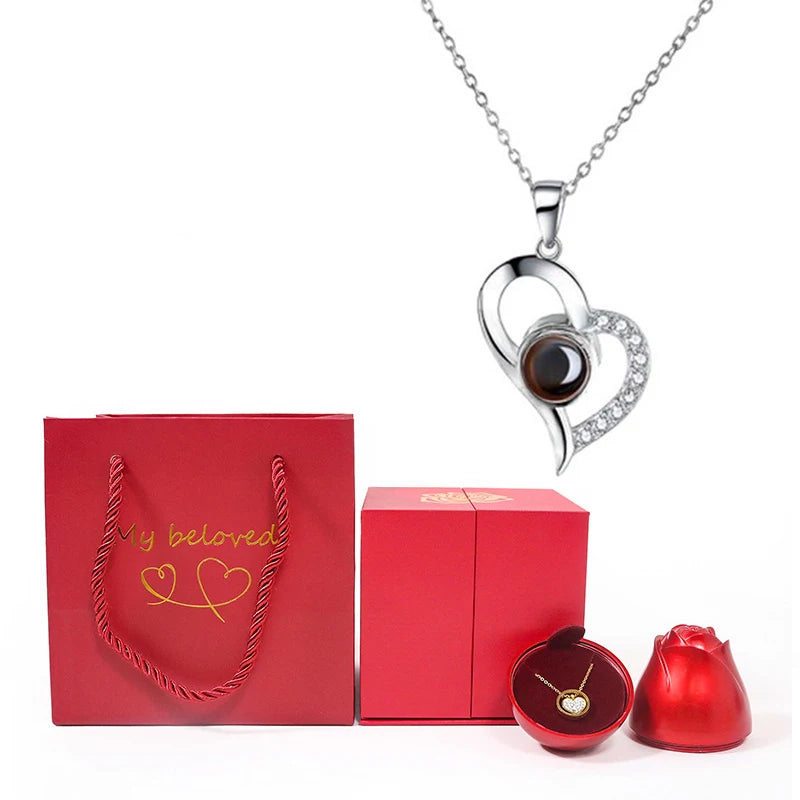 Elegant Rose Jewelry Box – Perfect for Valentine's Day Gifts