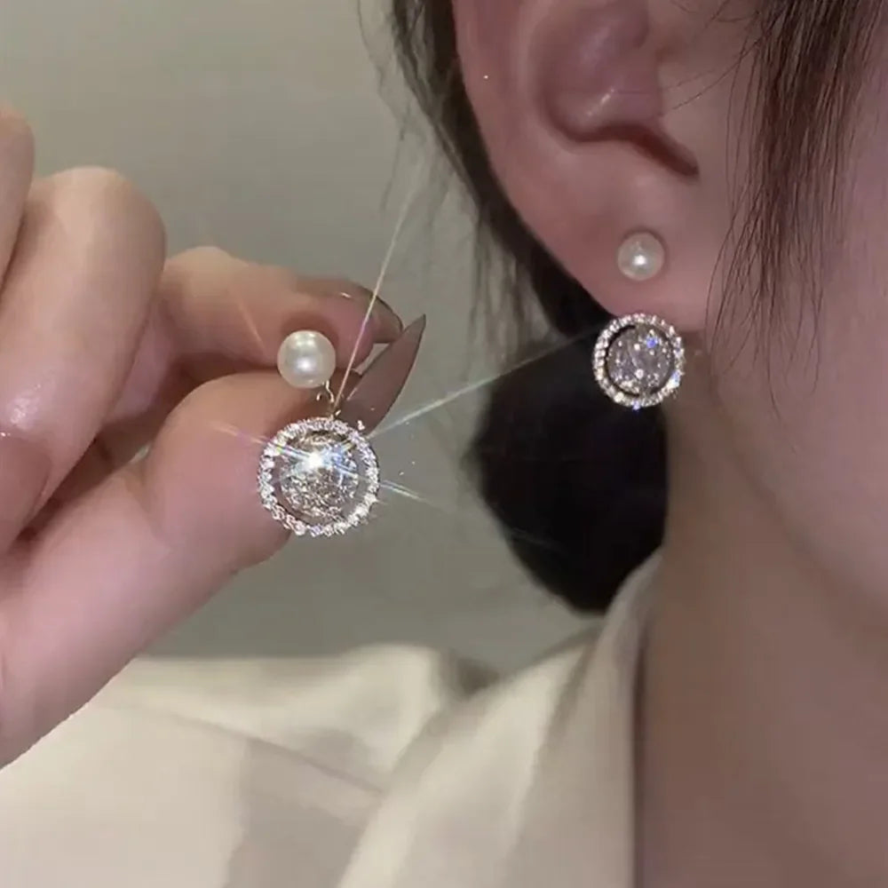 Long Tassel Pearl Earrings