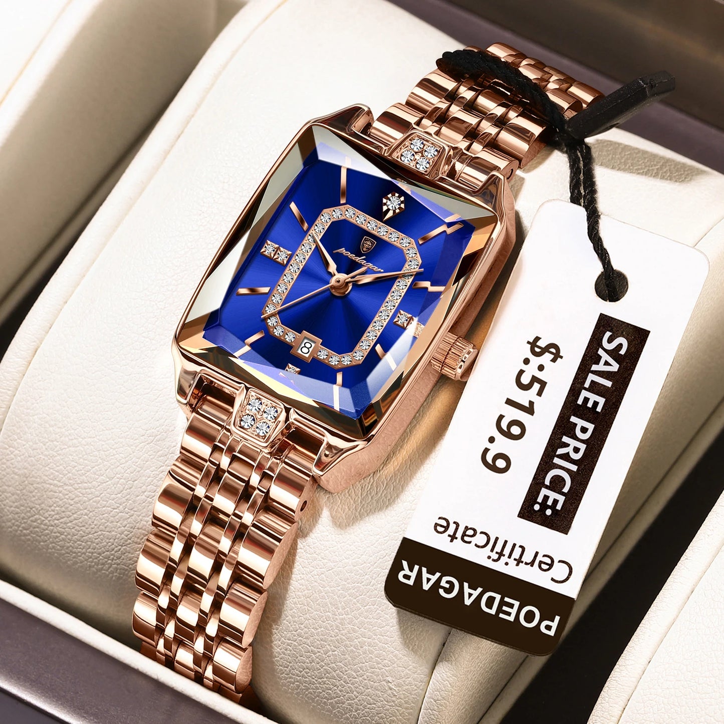 POEDAGAR Elegant Waterproof Women's Wristwatch