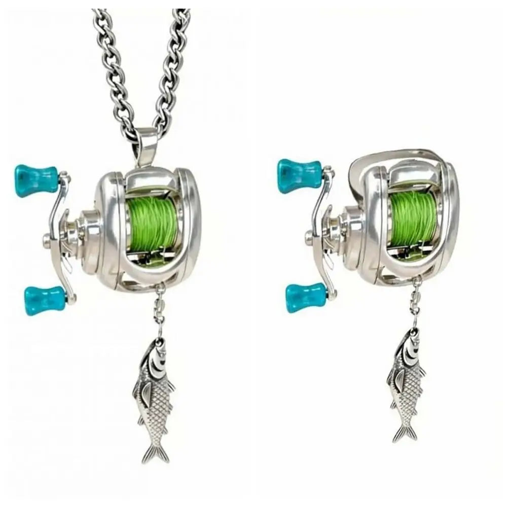 ReelSpin™ Fishing Necklace 🎣 — Mini Spinner for Anglers