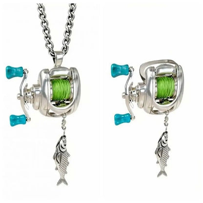 ReelSpin™ Fishing Necklace 🎣 — Mini Spinner for Anglers