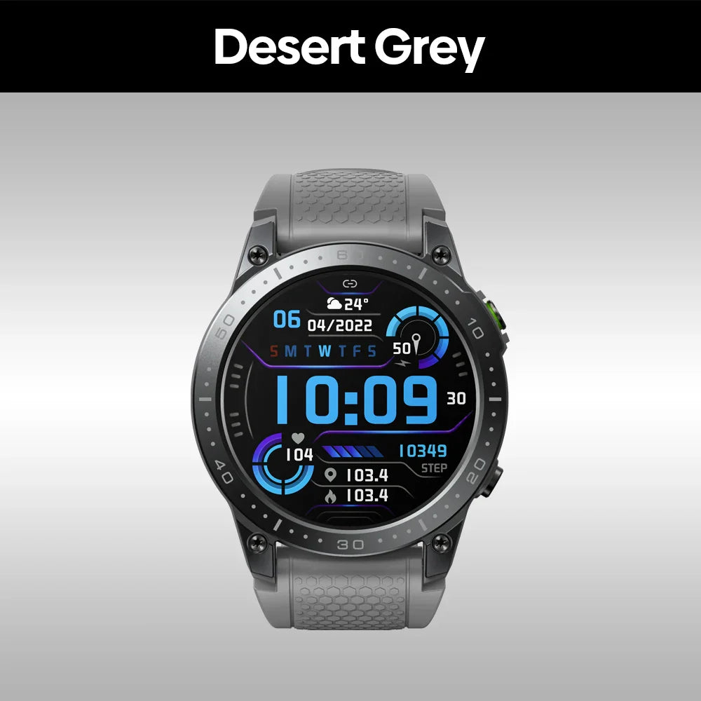 Zeblaze Ares 3 Pro Smart Watch Ultra HD AMOLED Display Voice Calling Function 100+ Sports Modes 24H Health Monitor Smartwatch